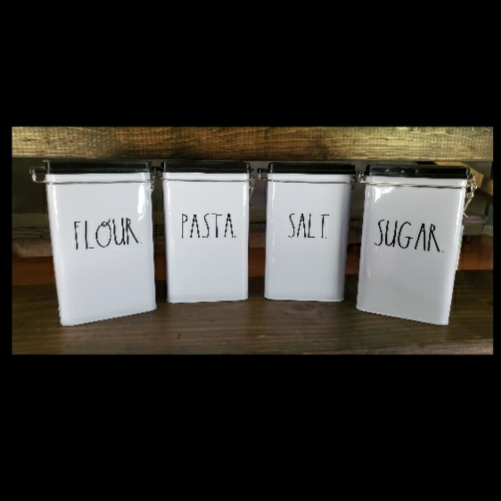 🔥Rae Dunn Metal Canister Set 4 pcs.